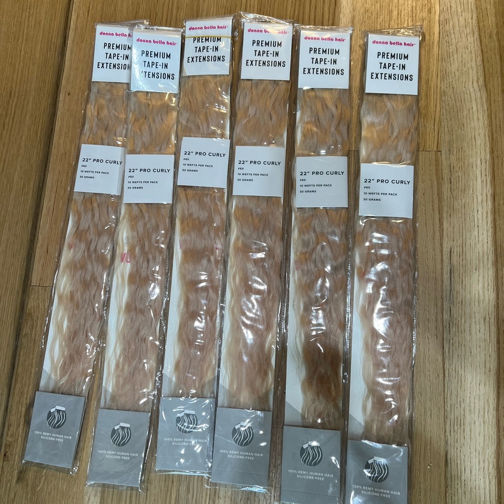 Donna Bella tape in hair extensions